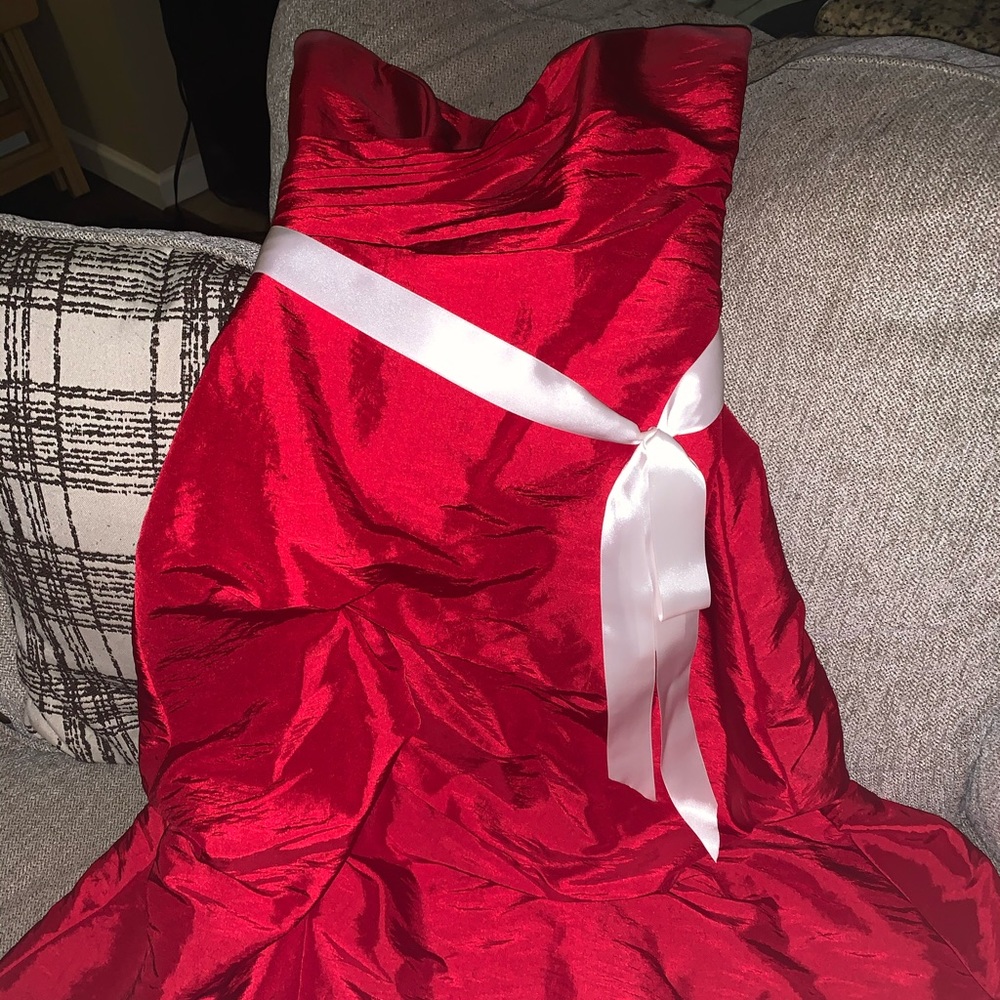Red Bridesmaid Dress